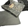 Beautiful Grey Tissue Fabric Kurti with Digital Print & Zardosi Work, Pant & Dupatta Set