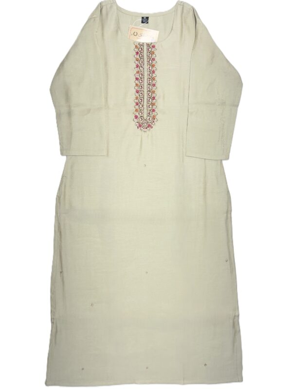 Elegant Tissue Fabric Kurti with Zardosi Work, Palazzo & Banarasi Dupatta Set
