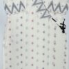 White Puffed Sleeve Cotton Kurti with Weaved Jamdani Angrakha Pattern