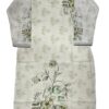 Light Pesta Green Linen Kurti with Kantha Stitch Work