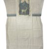 Off-White Weaved Tassar Kurti with Pant & Dupatta – Elegant Zari Work