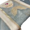 Off-White Weaved Tassar Kurti with Pant & Dupatta – Elegant Zari Work