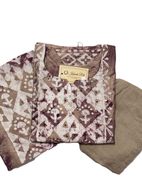 Murshidabad Silk Kurti Set with Dupatta & Palazzo Pant – Festive Ethnic Wear