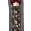 Maroon Raw Silk Kurti with Patch Work Detailing