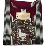 Maroon Raw Silk Kurti with Patch Work Detailing