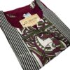 Maroon Raw Silk Kurti with Patch Work Detailing