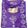 Violet Murshidabad Silk Kurti Set with Dupatta & Palazzo Pant