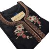 Black Elegant Raw Silk Kurti with Zardosi Hand Work