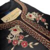 Black Elegant Raw Silk Kurti with Zardosi Hand Work