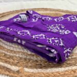 Violet Murshidabad Silk Kurti Set with Dupatta & Palazzo Pant