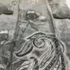 Beautiful Grey Tissue Fabric Kurti with Digital Print & Zardosi Work, Pant & Dupatta Set