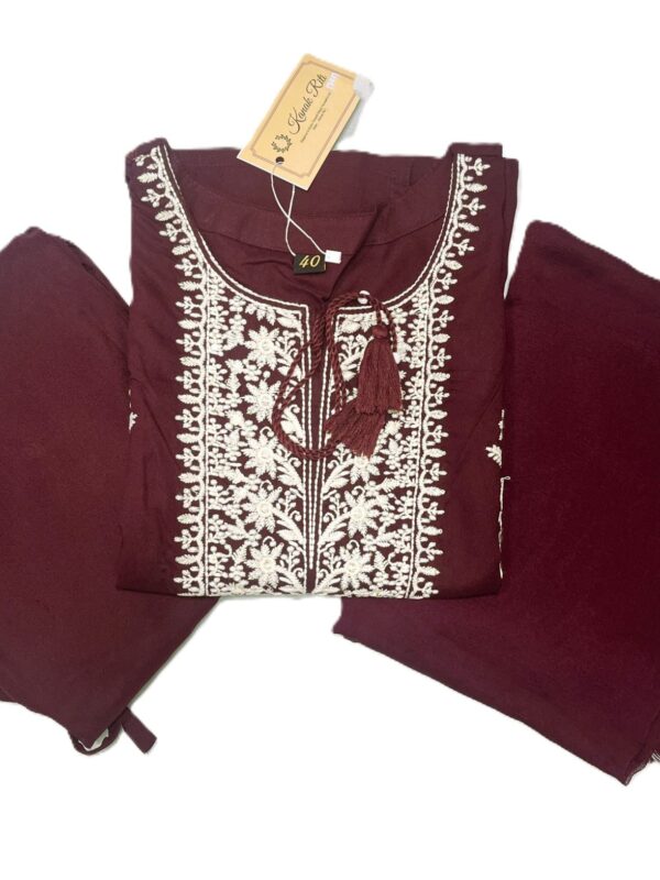 Thread Work Long Kurti