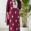 Thread Work Long Kurti