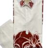 Cream Kurta Set with Rust Red Folk Art Motif