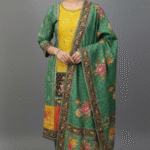 Yellow Cotton kurti set
