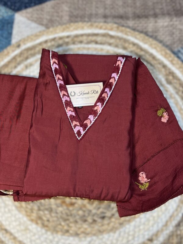 Roman silk Rushed colour