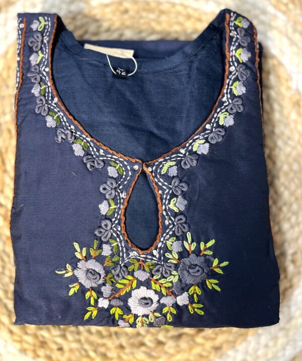 Cotton Silk Handwork Kurti and Pant