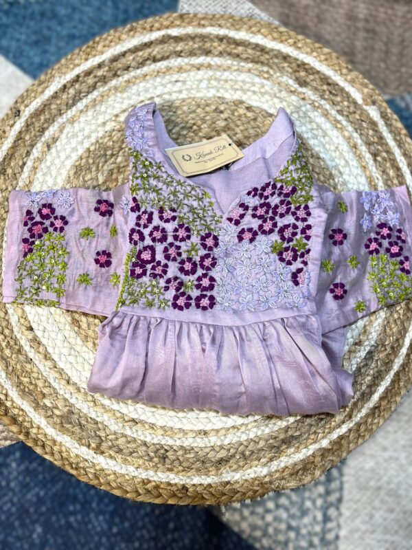 Mul Chanderi Kurti Set