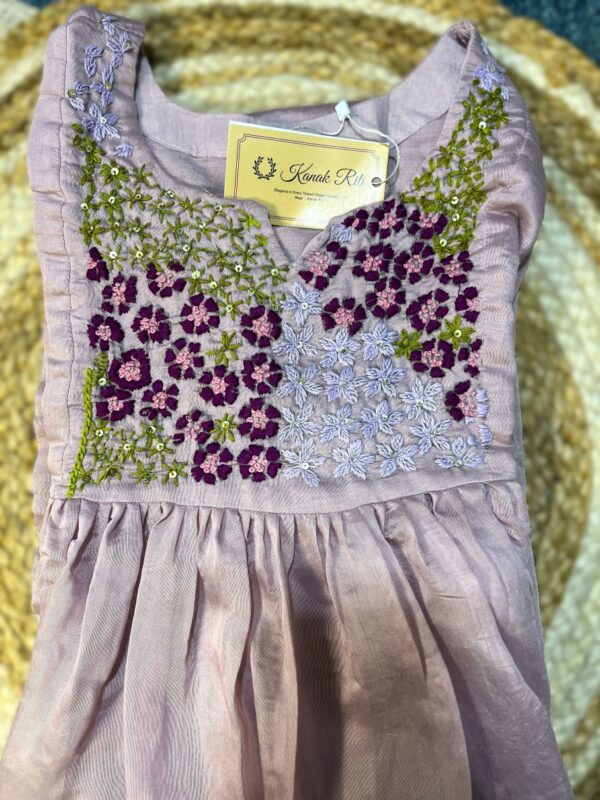 Mul Chanderi Kurti Set