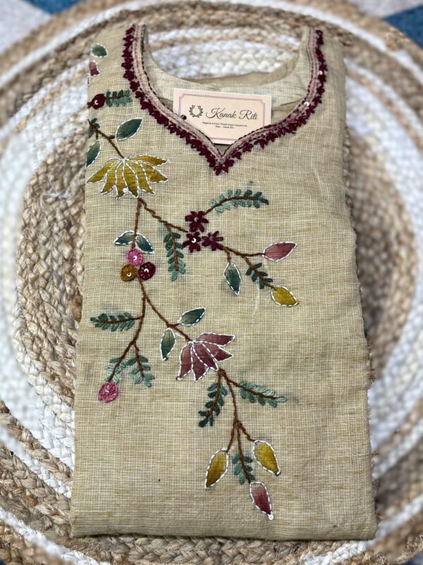 Elegant Soft Kota Kurti Set with Dupatta