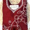 Roman Silk Hand Embroidery Kurti Set