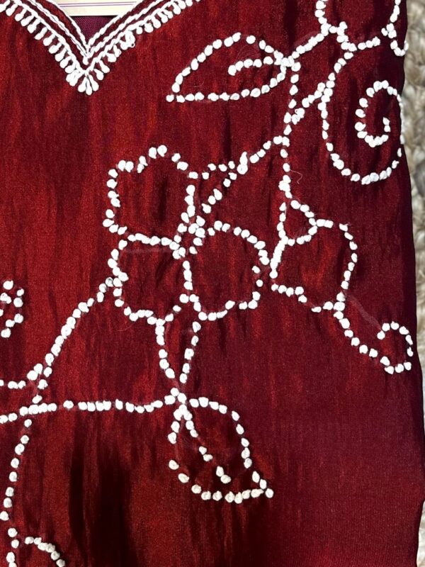 Roman Silk Hand Embroidery Kurti Set