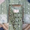 Pastel Green Jamdani Weaving Hand Embroidery Kurti Set