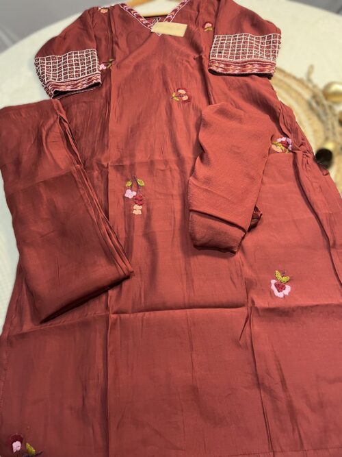 Roman silk Rushed colour