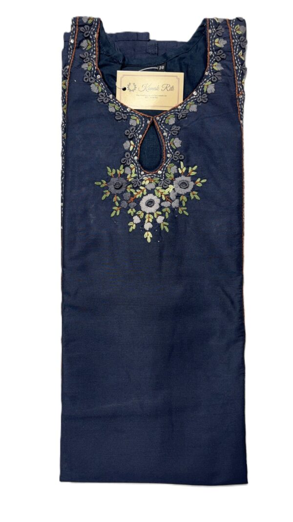 Cotton Silk Handwork Kurti and Pant