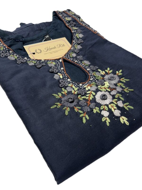 Cotton Silk Handwork Kurti and Pant