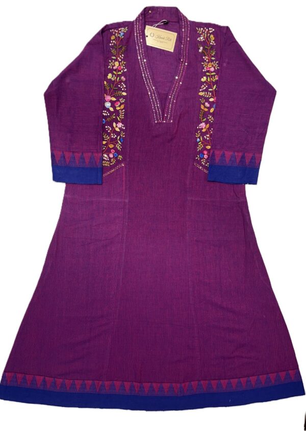 Chanchal cotton handwork gown