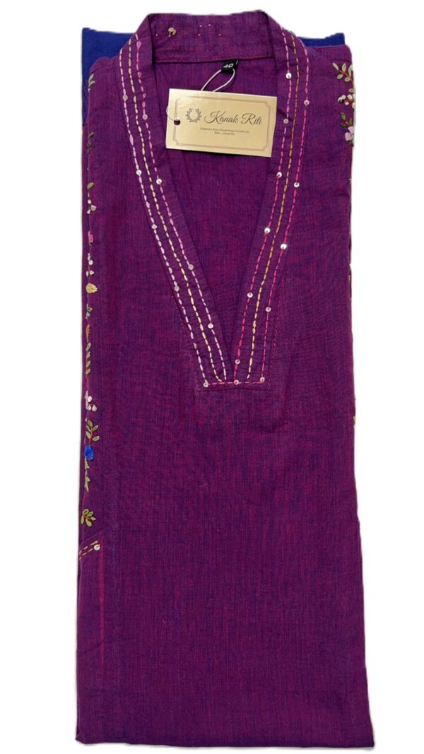 Chanchal cotton handwork gown