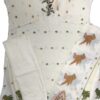 Premium Jamdani Hand-Embroidered Kurti Set with Dupatta and Pant