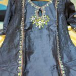 Cotton Silk Handwork Kurti and Pant