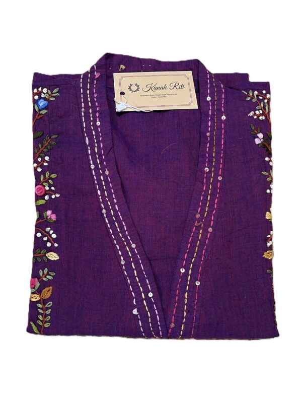 Chanchal cotton handwork gown