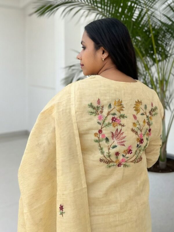 Elegant Soft Kota Kurti Set with Dupatta