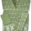 Pastel Green Jamdani Weaving Hand Embroidery Kurti Set