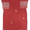 Roman silk Rushed color kurti set