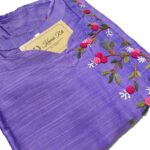 Raw silk dress