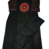 Black cotton kurti set