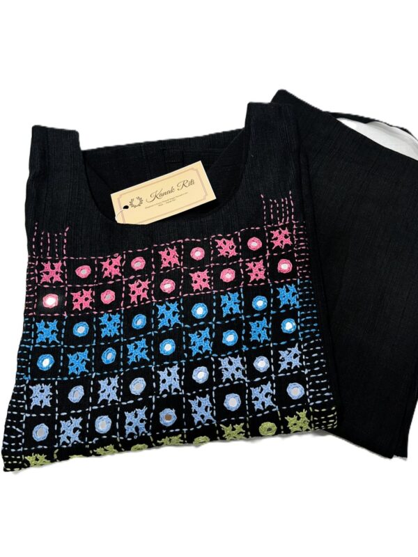 Mirror work kurti