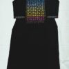 Black Muslin Gujrati work kurti for women