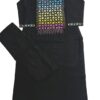 Black Muslin Gujrati work kurti for women