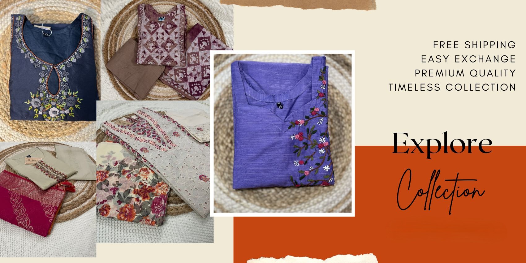 Hand Stitched Collection - Kanakriti.com