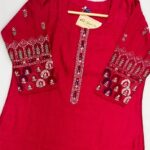 Cotton Kurti for Women with Rich Hand Embroidery