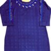 Blue hand stitched kurti