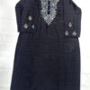 Bullion Knot Stitch Hand Embroidered with Mirror Work Kurti