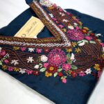 Premium navy blue hand work kurti online