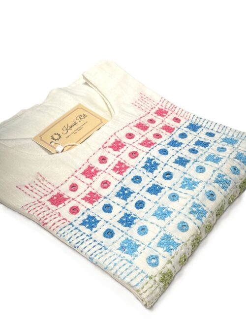 Handmade Gujarati Mirror Work Kurti