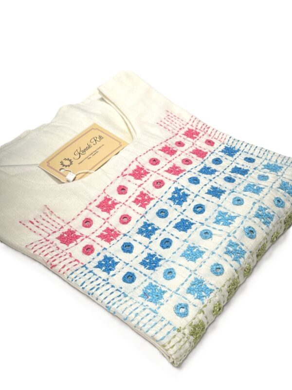 Handmade Gujarati Mirror Work Kurti